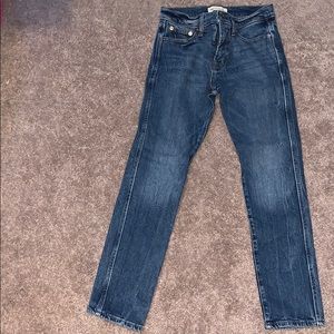 Gap Size 26 High Rise Slim Straight Jeans